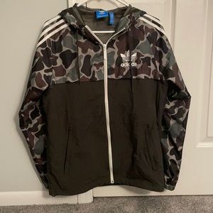 Adidas Original Camo Windbreaker -Size S